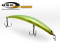 Воблер O.S.P Bent Minnow 106F 10г - G35 Ghost Lime Chart